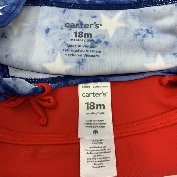 ๐บ๐ธ ๐บ๐ธ EUC Set of 2 Red, White & Blue Swimsuits ๐บ๐ธ ๐บ๐ธ - Picture 5 of 7